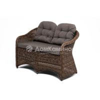 Диван 4SIS Равенна двухместный Цвет: коричневый