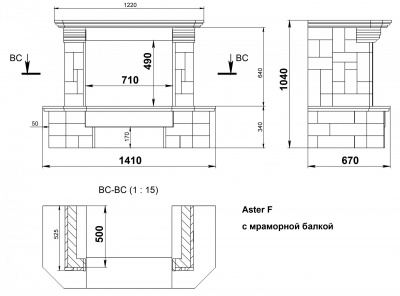 Облицовка Aster Emperador Облицовка Aster Emperador