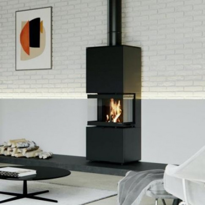 Печь камин Defro Home Intra XSM C VER Compact 1, 8 кВт