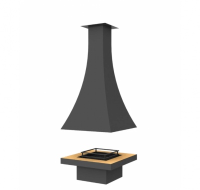 Островной камин KARE