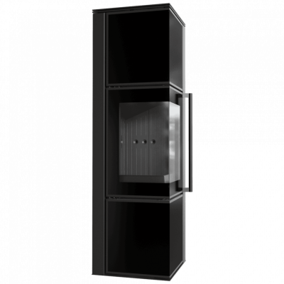 Печь Kratki PRO TORA/M 8 кВт, чёрное стекло Печь Kratki PRO TORA/M 8 кВт, чёрное стекло