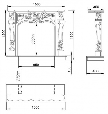 Мраморный портал Serena