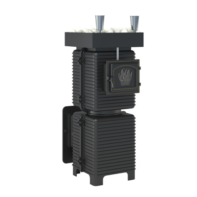 Печь для бани Эверест "Легкий пар Профи" под обкладку Б/В (по-серому) диаметр дымохода: 120 мм Печь для бани Эверест "Легкий пар Профи" под обкладку Б/В (по-серому) диаметр дымохода: 120 мм