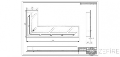 Zefire Угловой 800