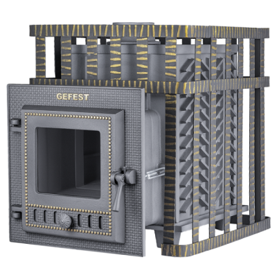 Печь для бани чугунная Гефест ЗК в сетке 18 (М) Печь для бани чугунная Гефест ЗК в сетке 18 (М)