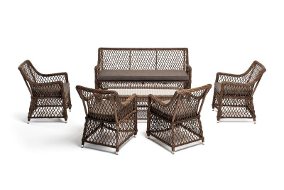 Лаунж-зона 4SIS Асти на 6 персон Цвет: коричневый