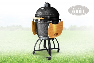 Керамический гриль Start Grill 22 H Зеленый Керамический гриль Start Grill 22 H Зеленый