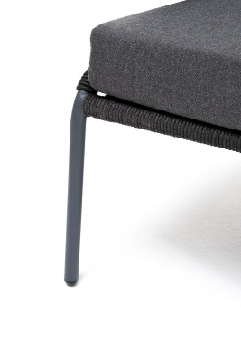 Диван 4SIS Милан 2-местный плетеный Цвет: тёмно-серый