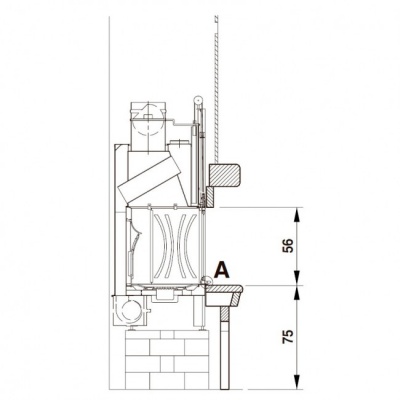 Каминная облицовка Palazzetti Brunico