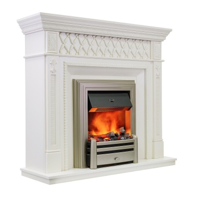 Каминокомплект Alexandria Cavendish Белый дуб