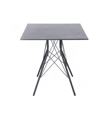 Интерьерный стол 4SIS Конте квадратный 63 Цвет: серый гранит Интерьерный стол 4SIS Конте квадратный 63 Цвет: серый гранит