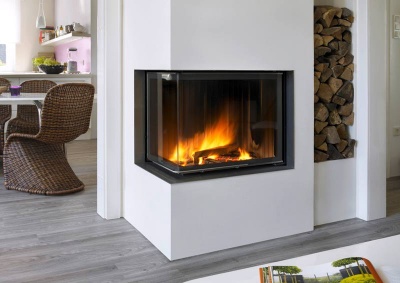 Каминная топка Brunner Eck-Kamine EK 57/67/44 с подъемом  Каминная топка Brunner Eck-Kamine EK 57/67/44 с подъемом