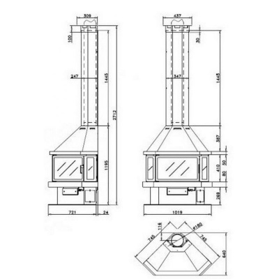 Камин Rocal LL 25B