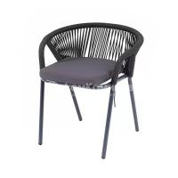 Стул 4SIS Женева из роупа Цвет: темно-серый