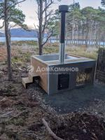 Фурако квадрат "Ладога" с интегрированной печью