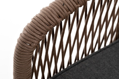 Диван 4SIS Канны 2-местный из роупа Цвет: белый, коричневый, серый