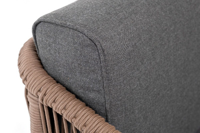 Кресло 4SIS Канны из роупа Цвет: белый, коричневый, серый Кресло 4SIS Канны из роупа Цвет: белый, коричневый, серый