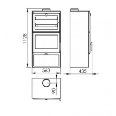 Печь-камин Panadero Gourmet