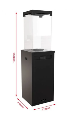 Нагреватель газовый PATIO/LIGHT, сталь, цвет гранит Нагреватель газовый PATIO/LIGHT, сталь, цвет гранит