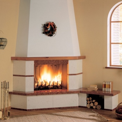 Каминная облицовка Palazzetti Anversa, угловая