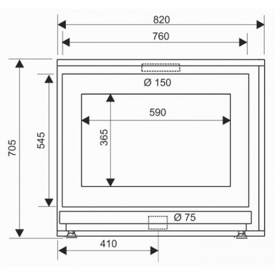 Каминная топка Supra NEO 76 VL 2