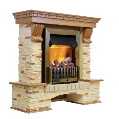 Каминокомплект Pierre Luxe Сланец Danville