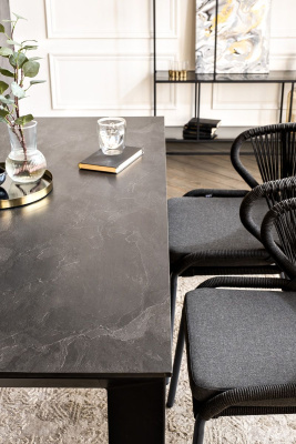 Обеденная группа 4SIS Венето 4-местная со стульями Милан Цвет: серый графит, темно-серый Обеденная группа 4SIS Венето 4-местная со стульями Милан Цвет: серый графит, темно-серый