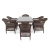 Обеденная группа 4SIS Амароне на 6 персоны Цвет: коричневый