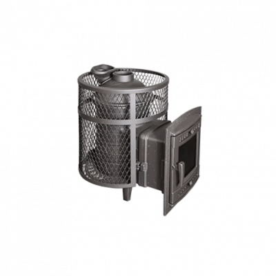 Банная печь Прометалл Атмосфера М (Мини) с сеткой нержавейкой