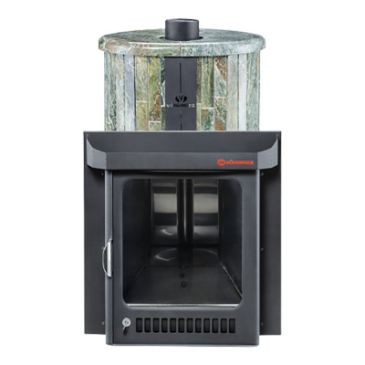 Дровяная печь Ферингер Макси ПФ в облицовке Жадеит наборный, до 38 м³ Дровяная печь Ферингер Макси ПФ в облицовке Жадеит наборный, до 38 м³