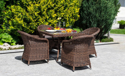 Обеденная группа 4SIS Фредо Цвет: коричневый Обеденная группа 4SIS Фредо Цвет: коричневый