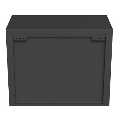 Шкаф настенный c распашными дверями Черный