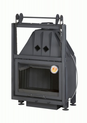 Каминная топка Экокамин АЛЬФА 700KВ с контргрузом