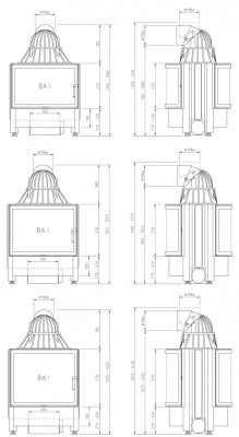 Каминная топка Schmid Ronda FD 6757 (туннельная версия) Каминная топка Schmid Ronda FD 6757 (туннельная версия)