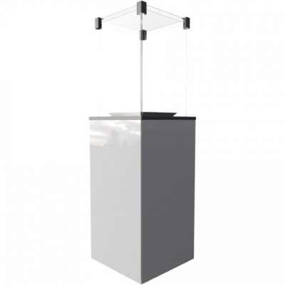 Газовый нагреватель Kratki PATIO M G31 37MBAR B - белое стекло, с ручным управлением Газовый нагреватель Kratki PATIO M G31 37MBAR B - белое стекло, с ручным управлением