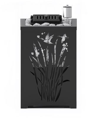 Печь для бани из нерж. стали Эверест INOX 15 (210) в кожухе Печь для бани из нерж. стали Эверест INOX 15 (210) в кожухе