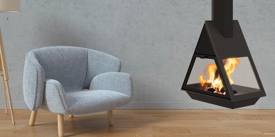 Камин Traforart Equil центральный  Камин Traforart Equil центральный