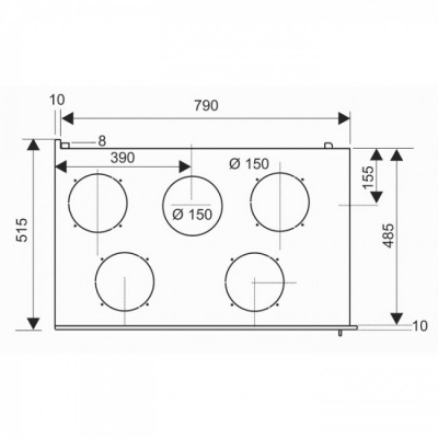 Каминная топка Supra NEO 76 VL 2