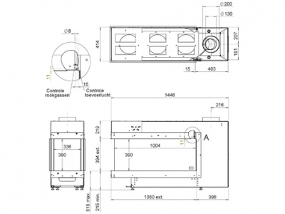 Газовый камин Faber Aspect RD L