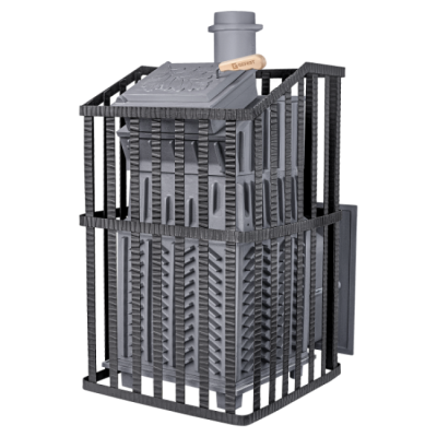 Печь для бани чугунная Гефест Гром 30 (П2) Ураган
