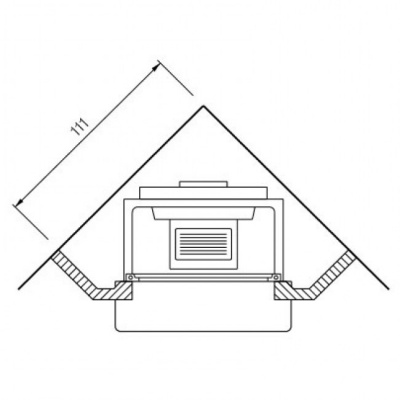 Каминная облицовка Palazzetti Marsala angolo 78