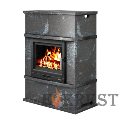 Камин EVEREST U10 «VIBORG» Амфиболит диаметр дымохода: 150 мм Камин EVEREST U10 «VIBORG» Амфиболит диаметр дымохода: 150 мм