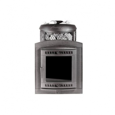 Банная печь Прометалл Атмосфера L с комбинированной облицовкой змеевик