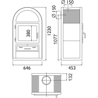 Печь-камин ABX Stockholm 8 Печь-камин ABX Stockholm 8