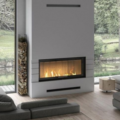 Топка Defro Home Intra XLA G, 22 кВт, 1282/547мм, гильотина