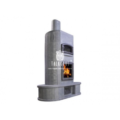 Теплонакопительная печь-камин Talkorus TYNNYRI KOMEA 23/2440 с духовкой и коробом для дымохода