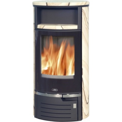 Печь-камин ABX Atlantik 5 (черная сталь)