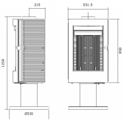 ПЕЧЬ-КАМИН Invicta PHAROS NEW