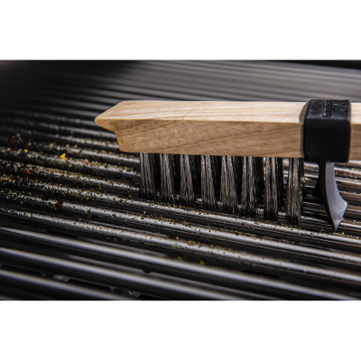 Щетка Broil King деревянная с брызговиком стальная Щетка Broil King деревянная с брызговиком стальная