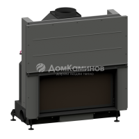 Топка BAUFLAMM FL100/52h glass + grid